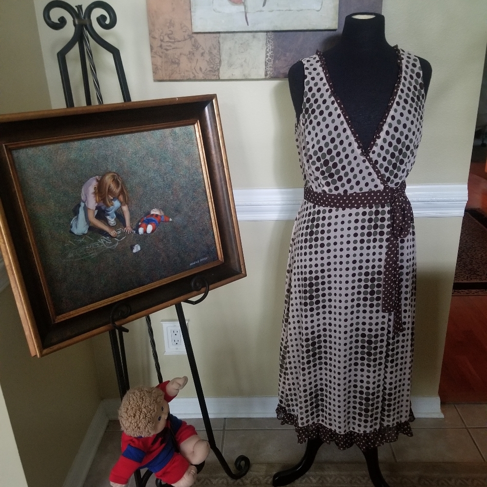 Jonathan Martin Size 8 wrap dress